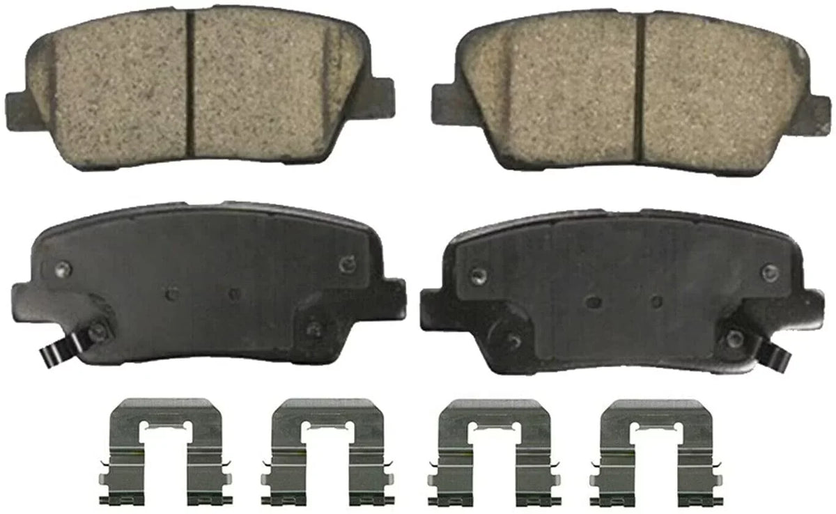 2014 and Santa 2011 2013 Axle Replacement Detroit Ceramic 2012 2010-2012 Brake Pads for Kia - Rear 11-14 Sorento, Front 4 Fe, Hyundai Brake 2010 Pads
