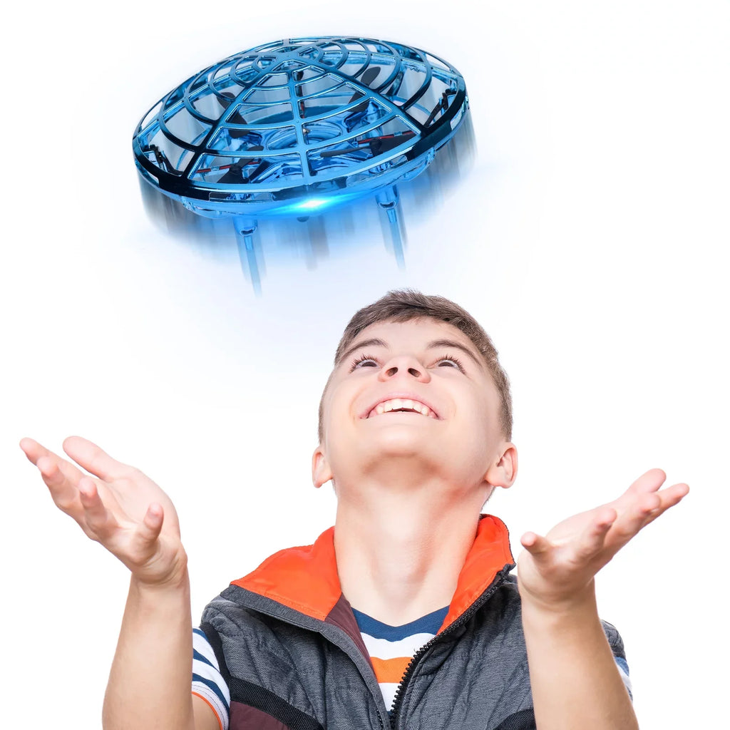 Motion JOY Girls with SUPER and Toy Flying Sensor for Drone,Small Ball Hands Kids Drone Adults, Hand Free for Drone or Toy UFO light Operated Boys Mini
