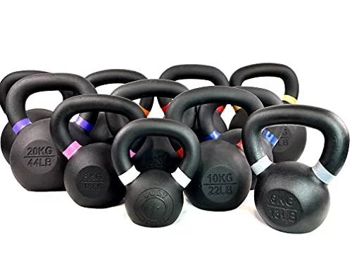 and Fitness. Functional Strength and Kettlebell For with Core kg. Handle. Bolt 20 Training Conditioning, Weightlifting,