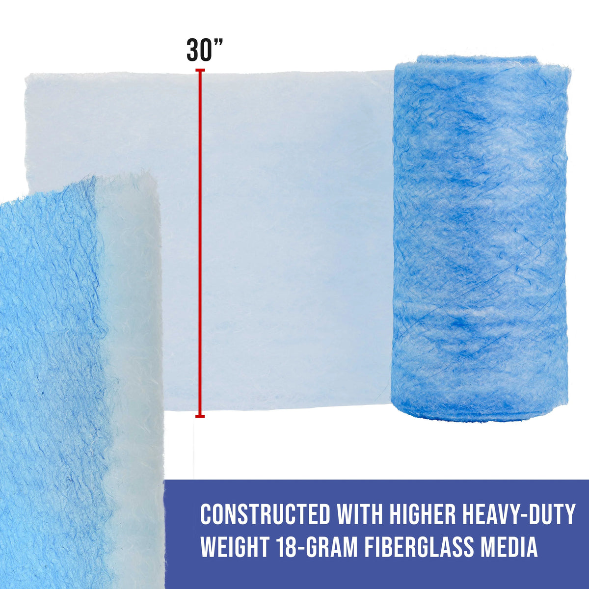 Roll, Booths - Master 30" Overspray Gram Autobody in 100' - Traps Refinish Captures Exhaust Paint Filter Particles Elite Premium Spray x Paint 18 Arrestor Paint Auto Heavy-Duty Fiberglass Booth