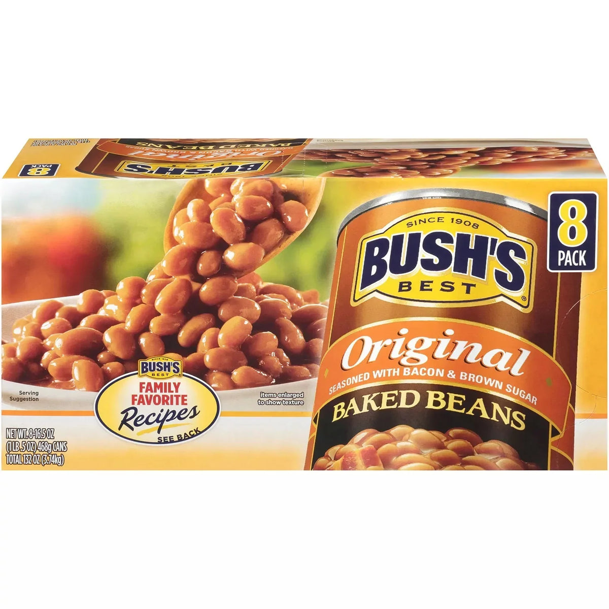 Original Bush's ct.) 8 (16.5 oz, Baked Beans