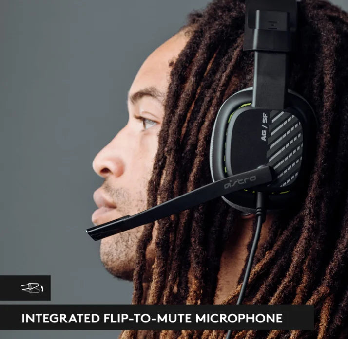 (Black) Restored New) Gen (Refurbished) Astro Wired Logitech A10 (Like Headset for 2 PlayStation/PC