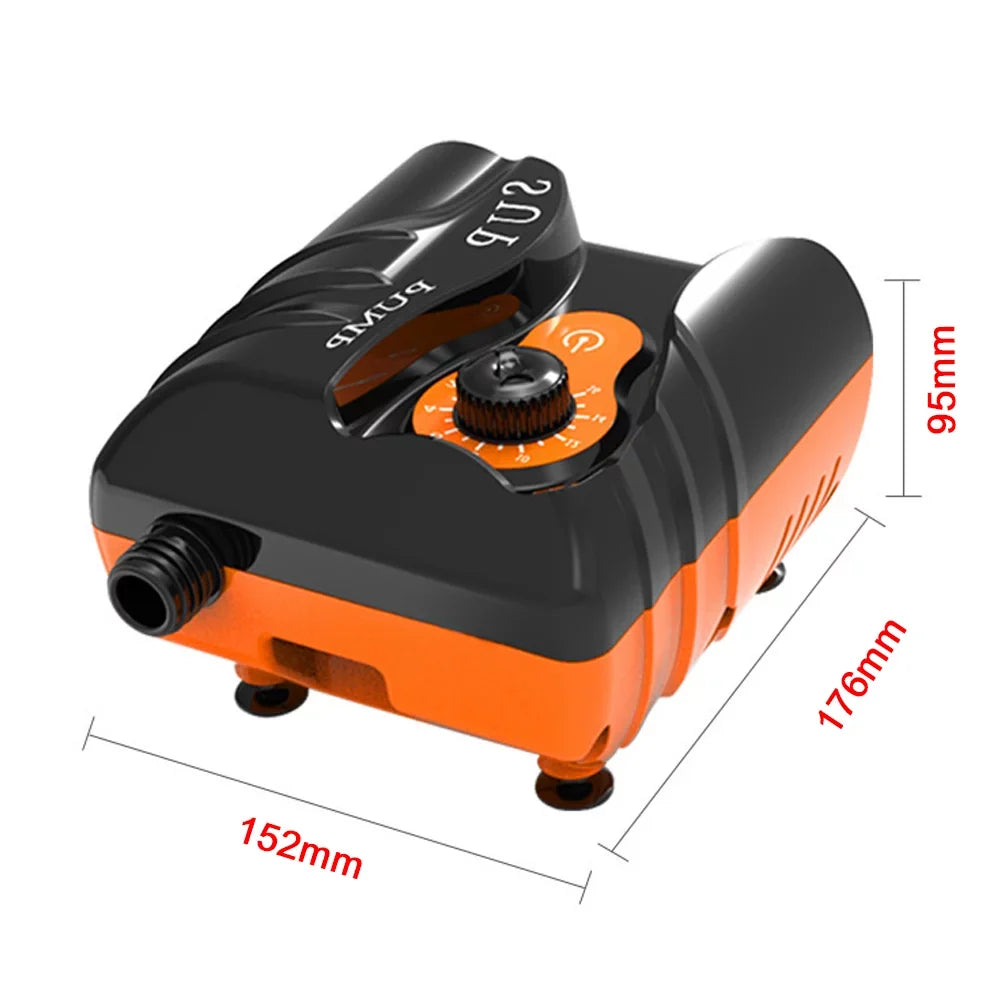 Paddle Boat Pump High Electric Board Pressure Portable moobody Air Pool for Inflatable 110W 16PSI Inflator