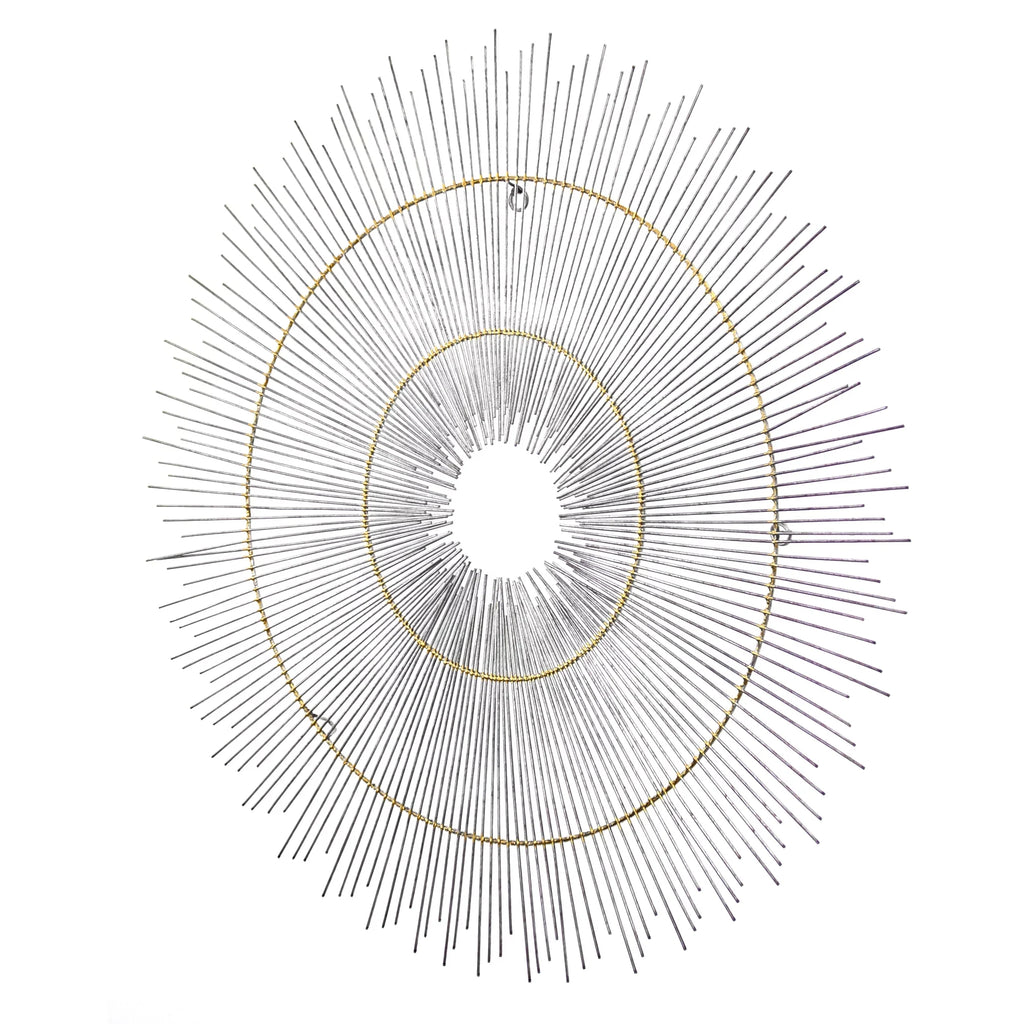 Sculpture (36") by Decor American Wall Sunburst Metal B.J. Starburst Keith Decor Art