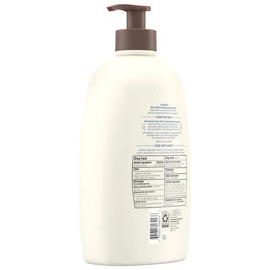 oz Lotion Relief fl Dry Aveeno Moisturizing for Skin Very Skin Fragrance-Free 33.0