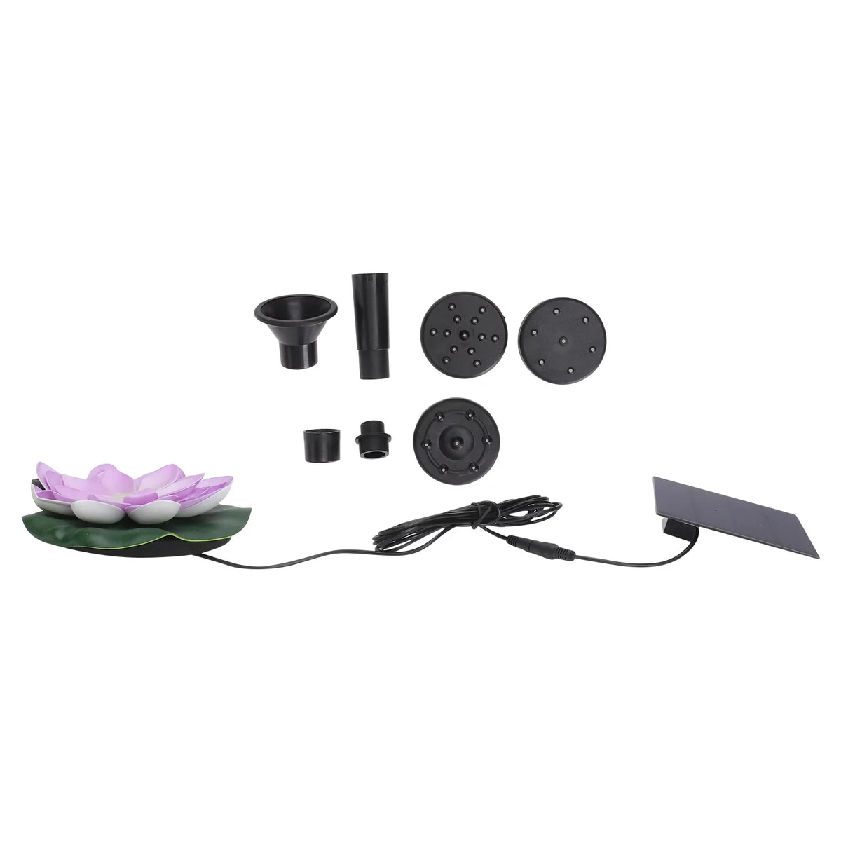 Fountain Floating Pond Set exterior Gongxipen Fountain Waterscape Solar Lotus 1 Fountain