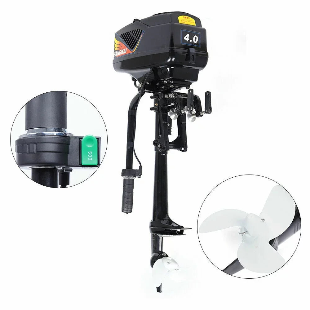 Motor Miumaeov HP Electric Trolley Motor Boat 1000W Brushless Outboard Engine 4