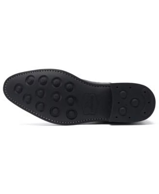 VEER Chelsea ESSENTIALS Leather Womens Jefferson Toe Goring Heel D Block Almond 15 Black ANTHONY