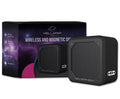 '- System, Magnetic Black Golf Cart Speaker Hellafar Golf Mounting Speaker, Bluetooth Waterproof, IPX7