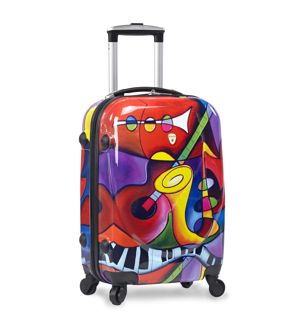 Luggage Dejuno - Hardside 3-Piece Jazz Spinner Upright Lightweight Set
