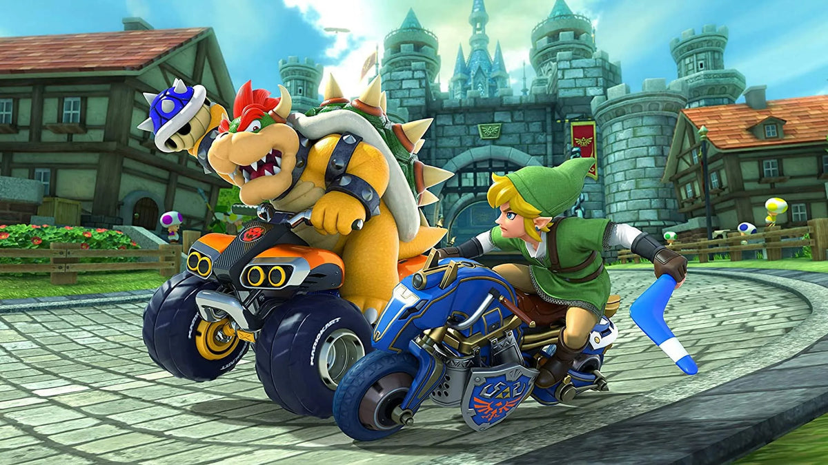 Two RPG Screen Mario Cleaning Kart Super Mario Switch 8 Bundle - Cloth Game and with Nintendo