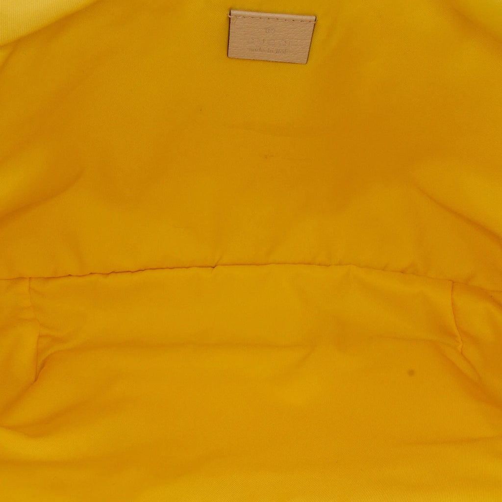 Fabric Love Bag Blind Belt with Authenticated Yellow Pre-Owned Nylon For Defects) Unisex (New