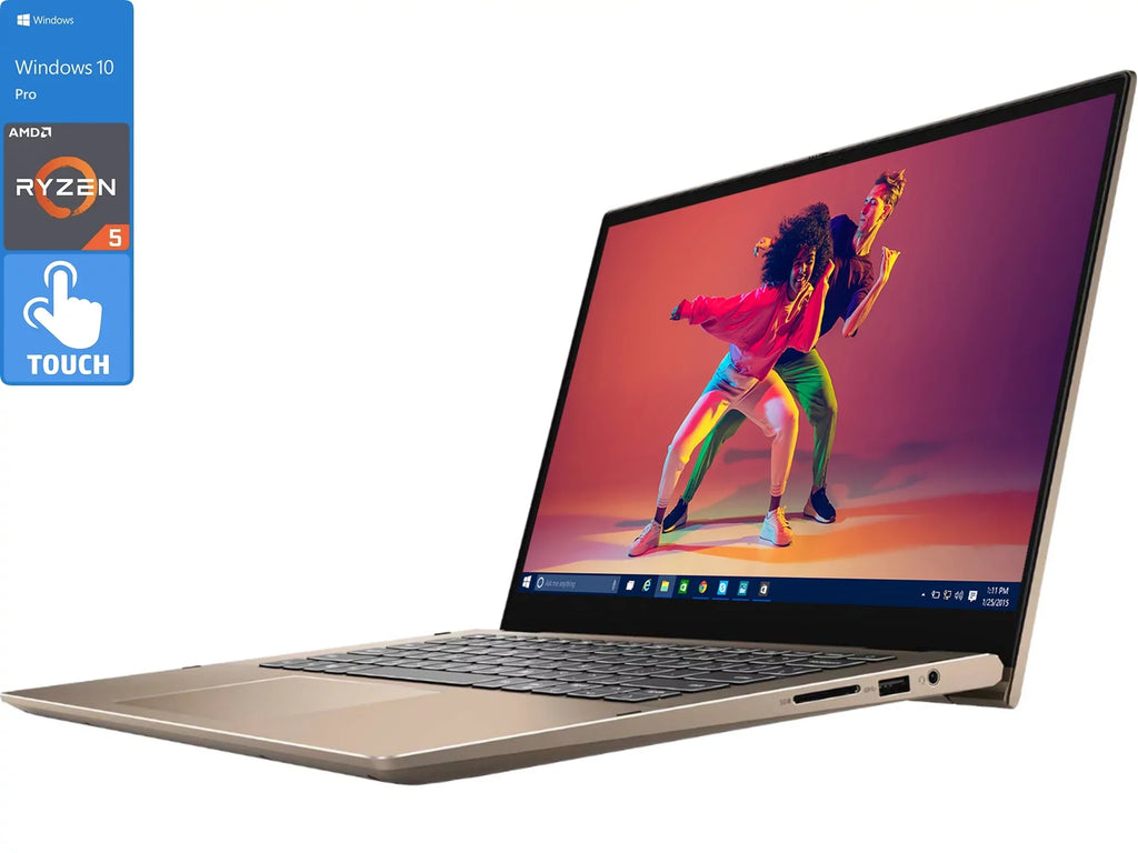 Windows Display, Pro Touch NVMe Bluetooth, IPS 10 HDMI, FHD Reader, via SSD, 6, 2-in-1, 4500U USB-C, Upto Vega i7405 Card Inspiron DisplayPort 5 RAM, 32GB 4.0GHz, 1TB Wi-Fi, 14" AMD Ryzen