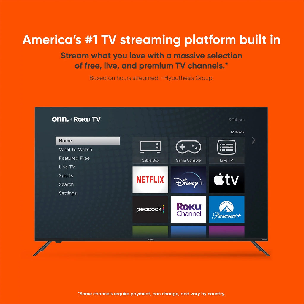 40” Roku TV Smart onn. (100058007) LED FHD (1080P) Class