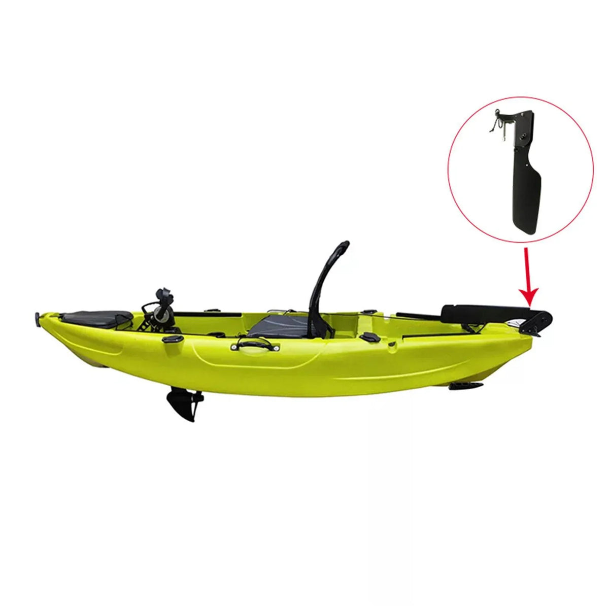 Watercraft Boats Accessory Fishing for Universal, Fishing Boating Canoeing Supplies, Rudder Rudder Kayak Rudder Canoe Boat funtasica