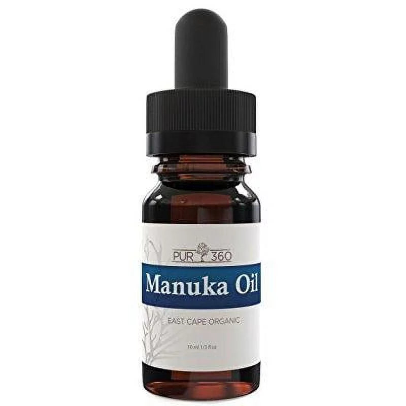 pur360 treatment manuka oil, pure powerful fungus, than cold sores, acne, best organic, oil, more tree for tea 33x irritated and skin eczema, fungus, toenail foot natural