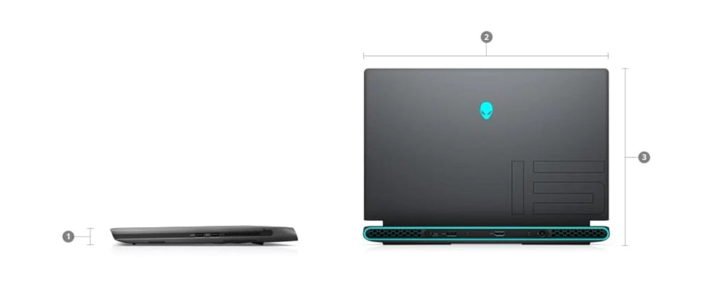 (Refurbished) - (2021) - 16GB Edition 512GB Laptop 7 4.4 FHD Cores GDDR6 Alienware Ryzen 12GB Ryzen RAM Core RTX 15.6" 3060 Restored SSD - @ GHz Gaming 8 R5 m15 -