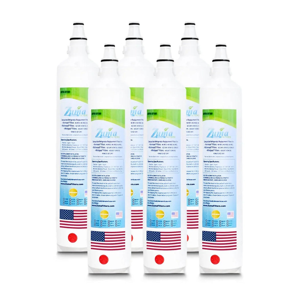 , Made , Compatible Filters in # , - U.S.A. 6 ZWFZ1-RF750 ZUMA with liquid - Pack Model IT36CIRH Brand Subzero®