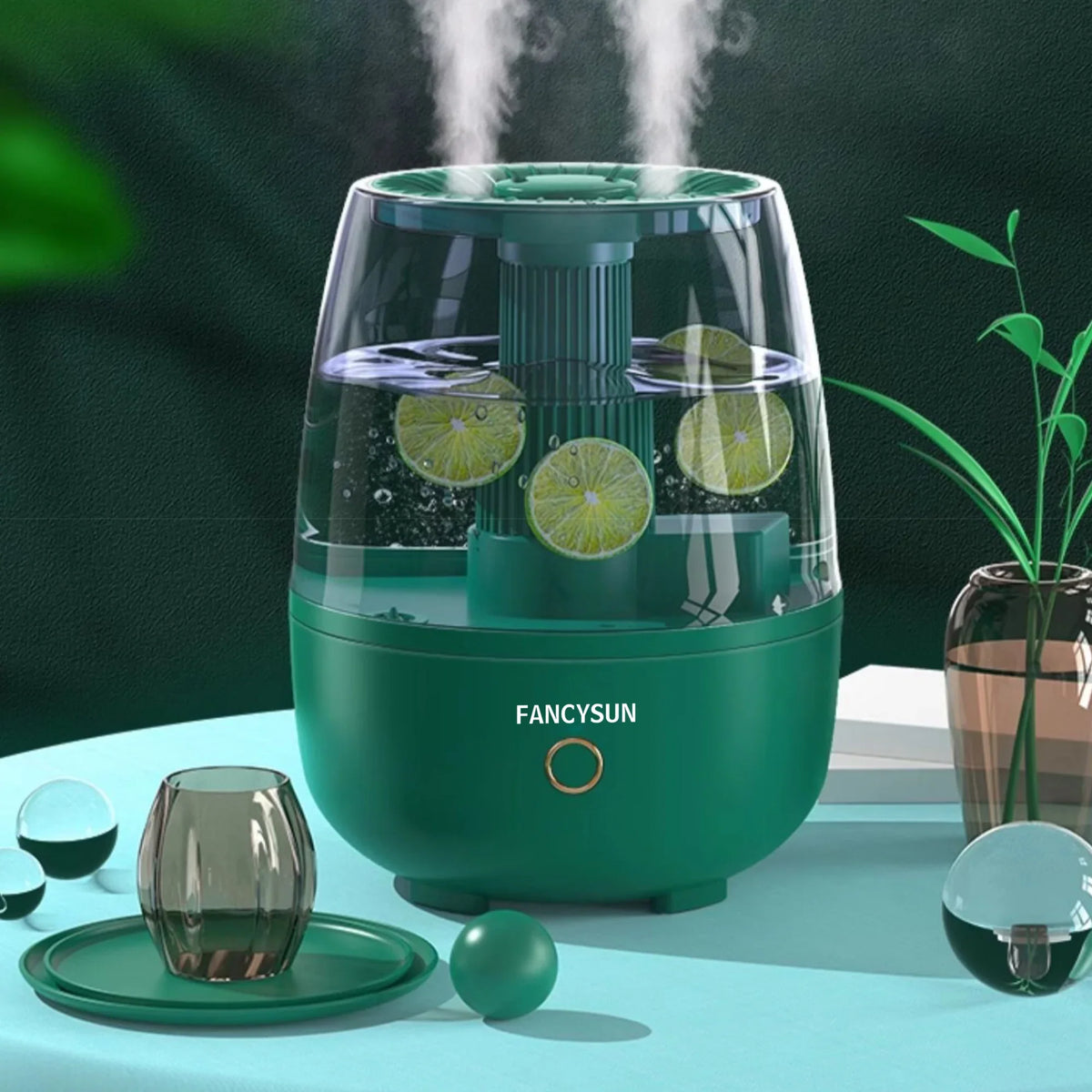 Cool and Humidifier Home Humidifier with Ultrasonic Nozzle,Filterless Humidifiers Plant for 360° Baby Bedroom, for FANCYSUN Nursery, Mist Quiet