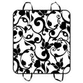 Cargo and Cover 54x60 inches French Mat Dog Trunk Black Mat White For SUV Vintage Pattern Car Pet Damask Cars Hammock Classic Car GCKG Seat Seat Swirls Trucks and Floral Mat