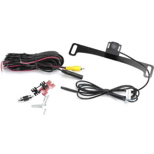 Lines Guide Vision Backup BOYO with (Black) Parking and VTL17IR Camera Night Concealed - License Plate