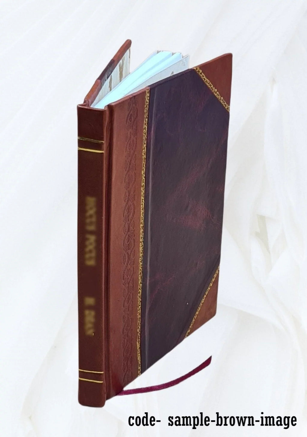 Bound] system estmating work foundry for A of 1885 [Leather