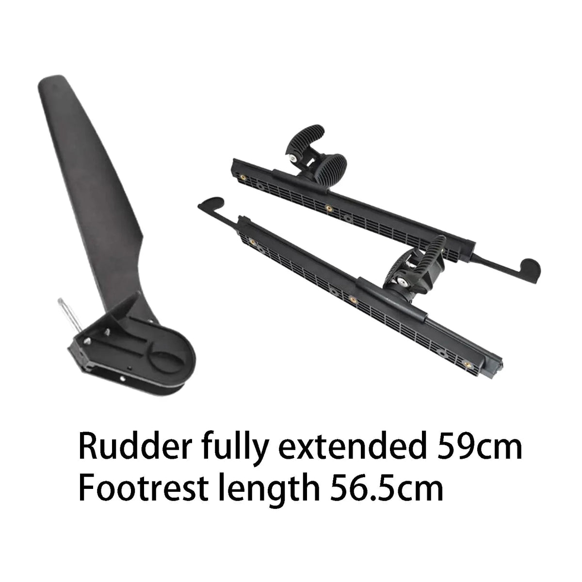 Accessories Rudder Foot Boat Watercraft Rudder Brace Kayak kesoto Tail for Marine Fishing Boat Pedals Kayak Canoeing Pegs Foot with
