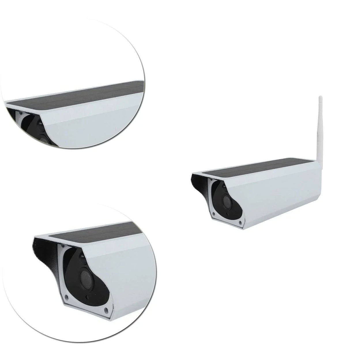 Solar with and exterior 2.0 Camera IP Wireless Detection Bullet Waterproof, Advanced PIR Night Battery IP67 Day MP1080P Vision, Powe Motion Security
