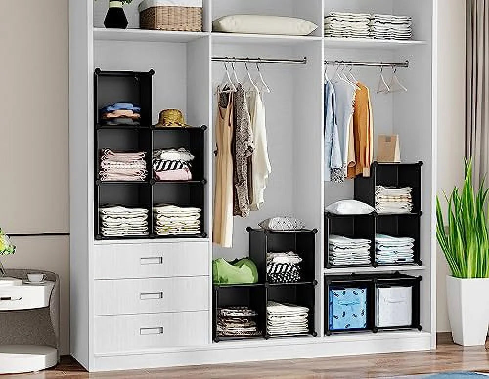 Kids,Closet, Storage Closet Bookshelf,Storage Cabinet Shelf Organizer, Cabinet Cubes Organizer Bookcase HOMIDEC Bedroom,Bathroom for Organizer Storage 6-Cube