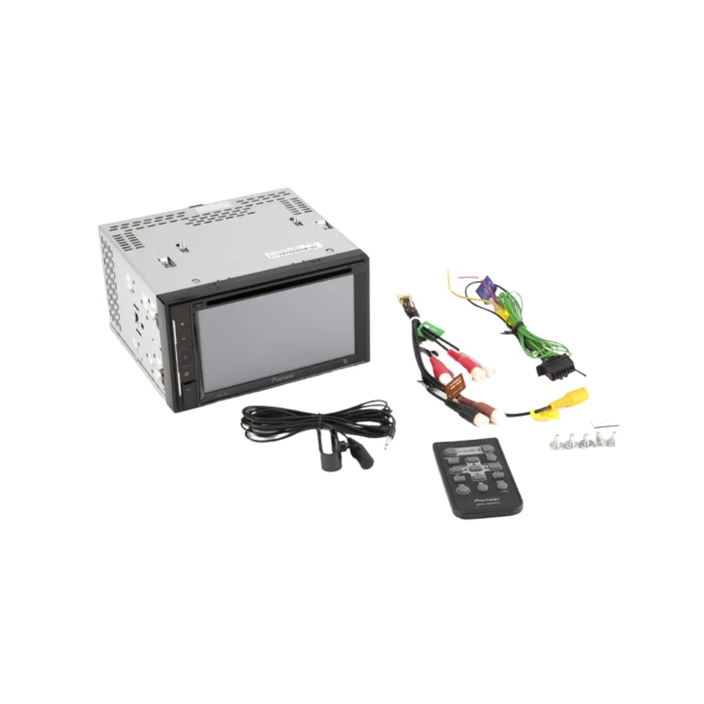 DVD/CD WVGA with Pioneer Media Digital Double 6.2" Bundle Car KIT4907 Bluetooth/Backup Receiver 2004-2005 Titan Kit/in-Dash Camera/Installation DIN Stereo for Touchscreen W/ AM/FM Nissan