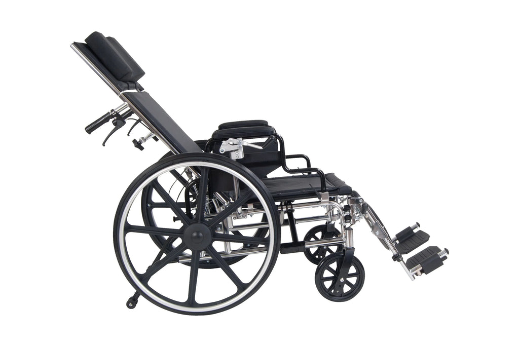 Wheelchair, Seat Drive Medical 16" Reclining Arms, Plus Full GT Desk Viper Detachable