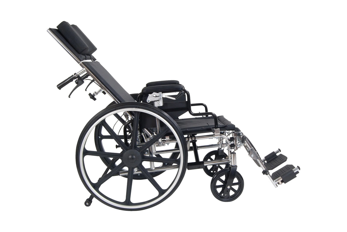 Wheelchair, Seat Drive Medical 16" Reclining Arms, Plus Full GT Desk Viper Detachable