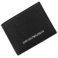 black Emporio men's Pre-Owned folio white EMPORIO Y4R165 wallet leather New) ARMANI (Like Armani