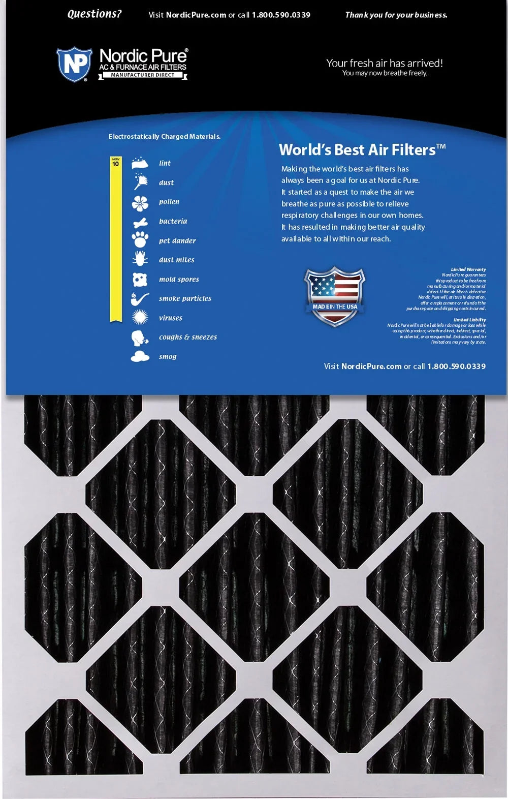 Carbon 3/8) Replacement Filters 16x25x5 10 MERV Plus Pack Air Honeywell 4 (4