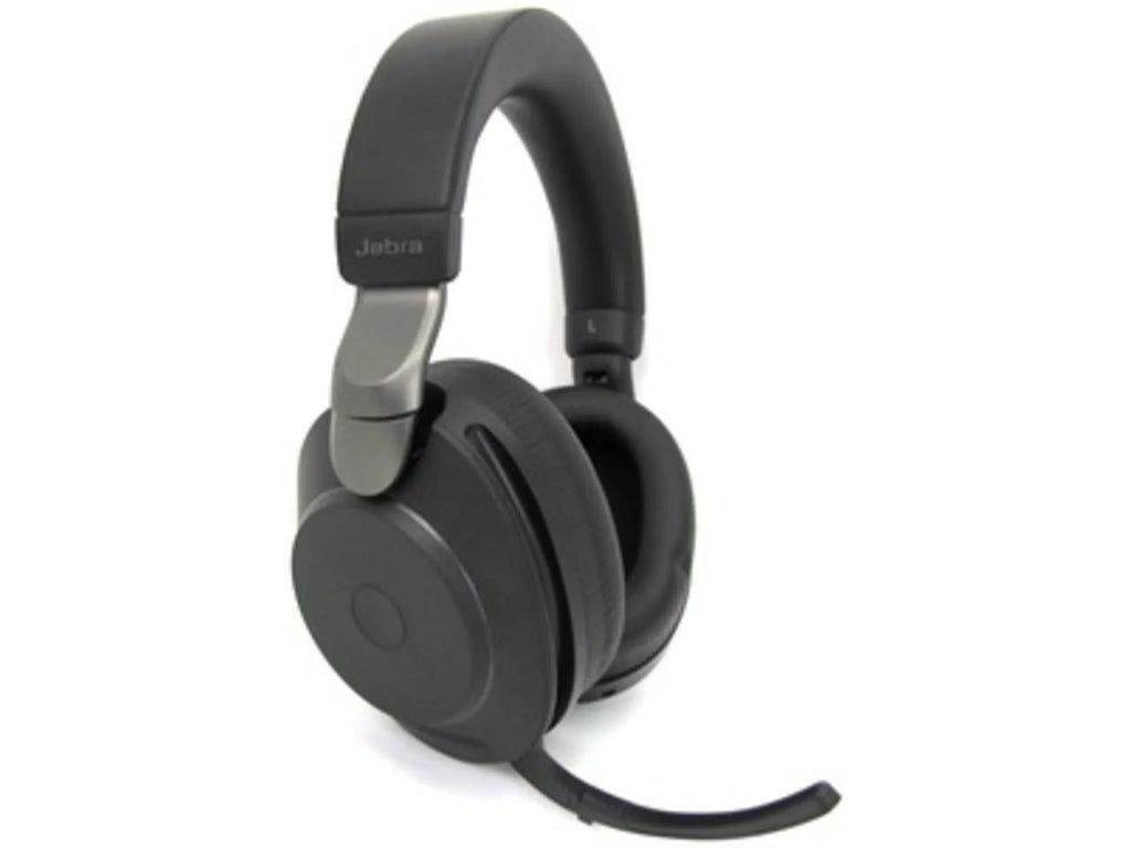 Black - Link380a, Stereo, Battery 37 Cancelling of Hours Headphones Jabra Evolve2 Noise Headset Life, Calls 85 Wireless UC for Music, Wireless Advanced Bluetooth and Headphones with