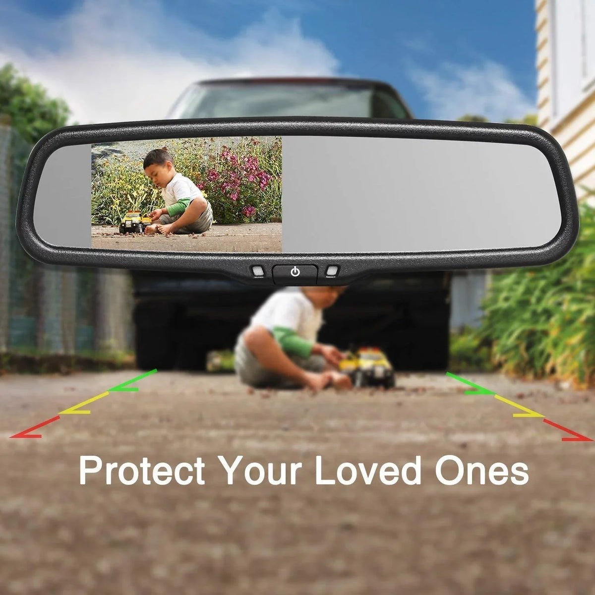 T2 for Backup Back Camera Super IP68 Car/Trucks, Night Vision Waterproof Rear View Mirror Up Camera Camera Look with Monitor OEM AUTO-VOX