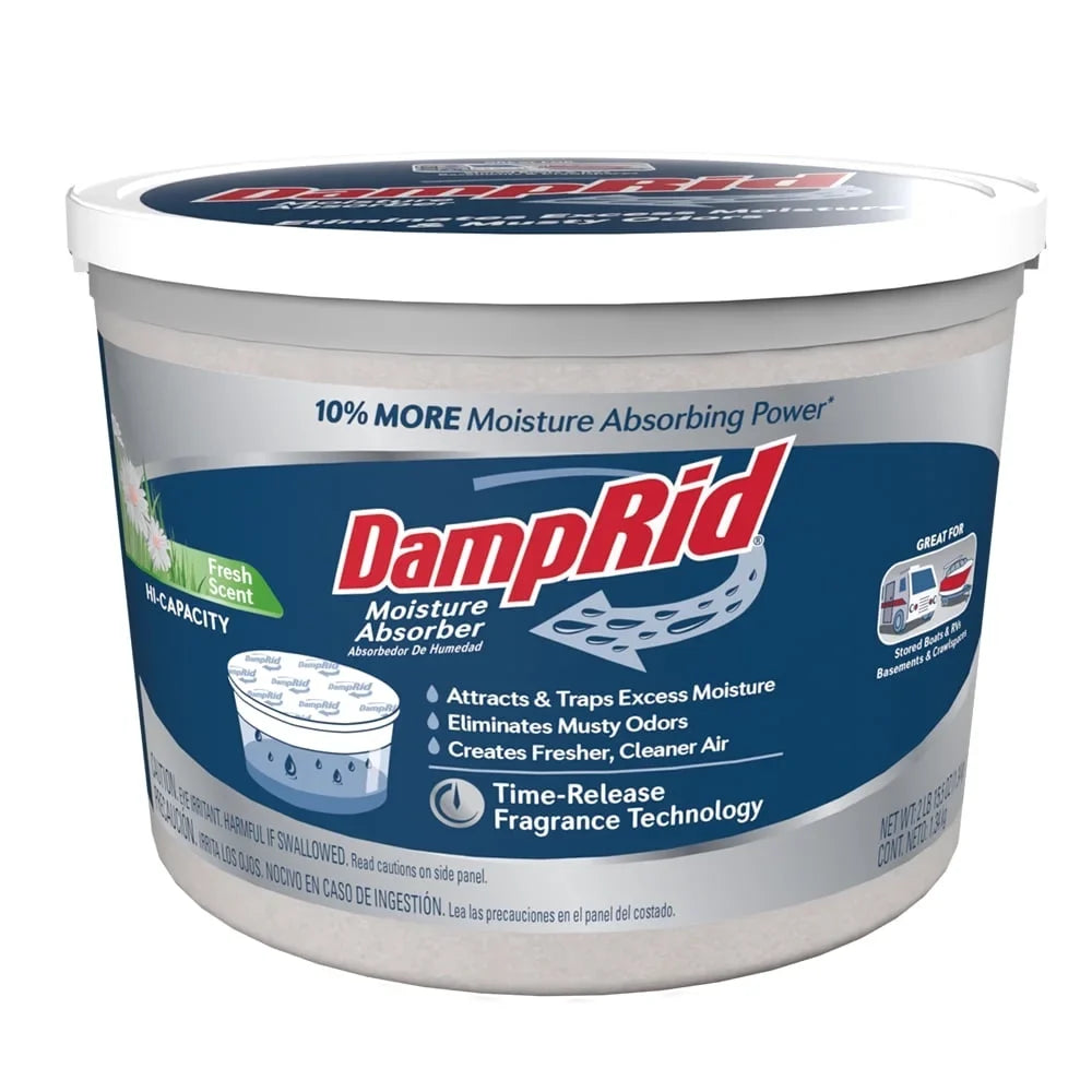 15.5 2) Absorber (Pack DampRid Fresh of lb. Hi-Capacity oz. 2 Scent Moisture Bucket,