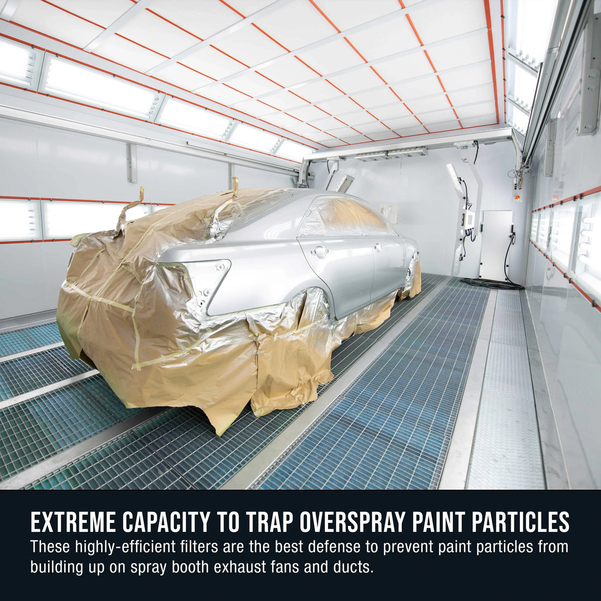 Roll, Booths - Master 30" Overspray Gram Autobody in 100' - Traps Refinish Captures Exhaust Paint Filter Particles Elite Premium Spray x Paint 18 Arrestor Paint Auto Heavy-Duty Fiberglass Booth