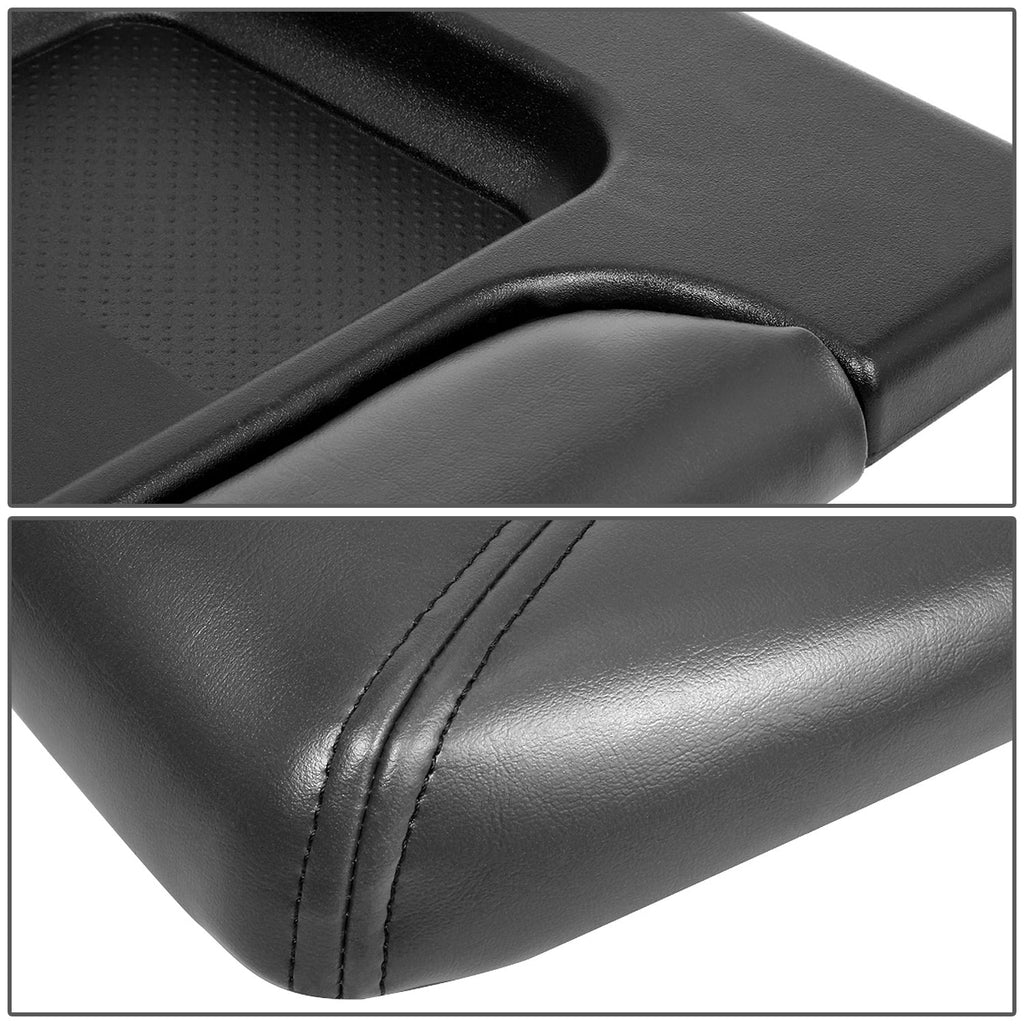 GECS-005-GY Escalade Truck Armrest Ports Repair with 2007 DNA Motoring Black Pickup Wireless Lid 2001 For USB Kit & Sierra to Charger Console Center