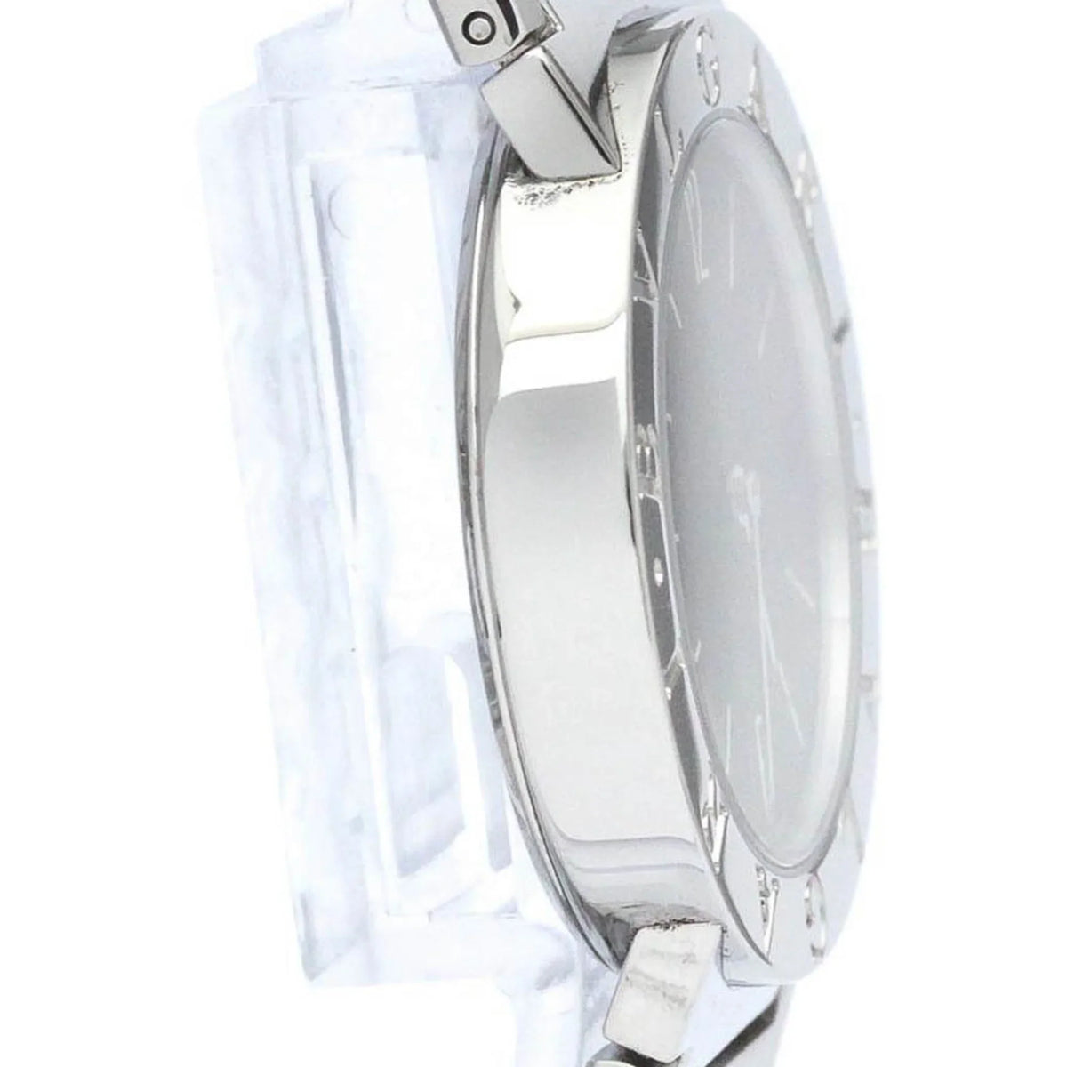 Steel Pre-Owned Unisex BF565431 Bvlgari Bvlgari BVLGARI Watch Quartz (Good) Polished BB30SSD