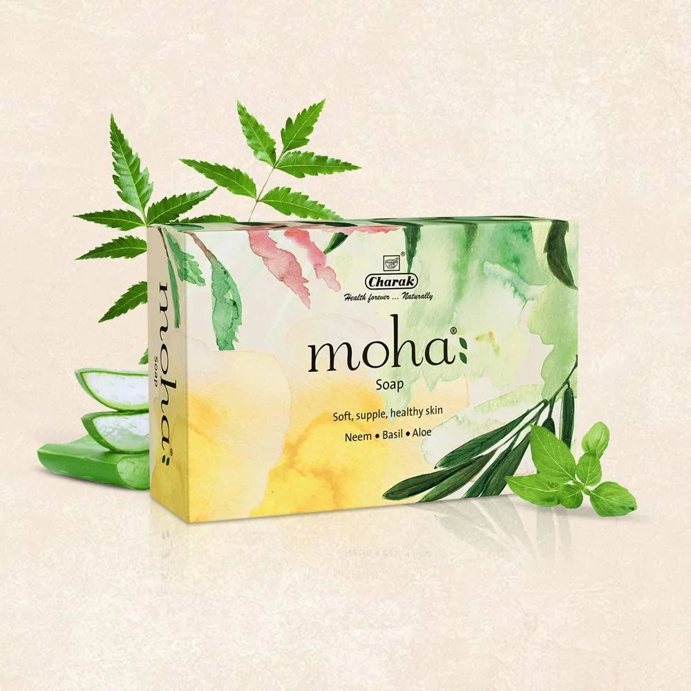 Product Soap, Soap Aloe & Unisex Herbal Neem, 3 Gram Vera Face With 100 & X Pamer Gel, Of Body Soap, Bathing Goodness Basil Moha