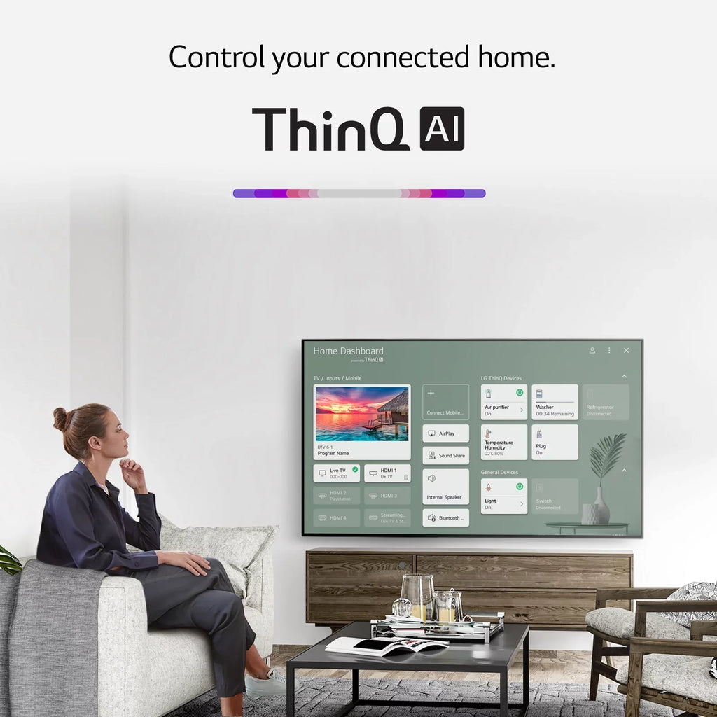 TV Class 80 UHD with 4K 65NANO80UPA ThinQ® AI LG 65" Series NanoCell Smart