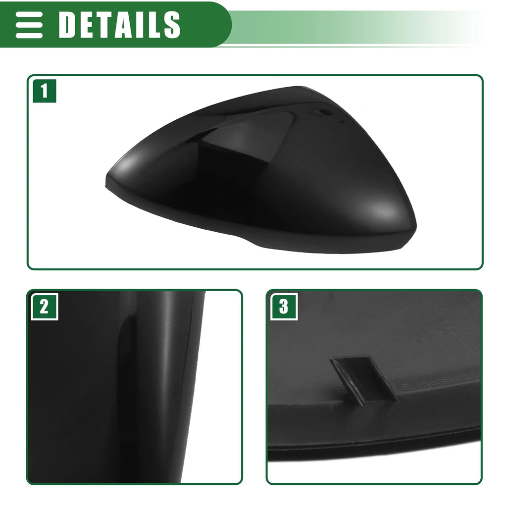 Replacement Cruze Side for Mirror Mirror Chevrolet Shell Cover 2017-2019 Right Bargains Black Unique Cap Trim Side View