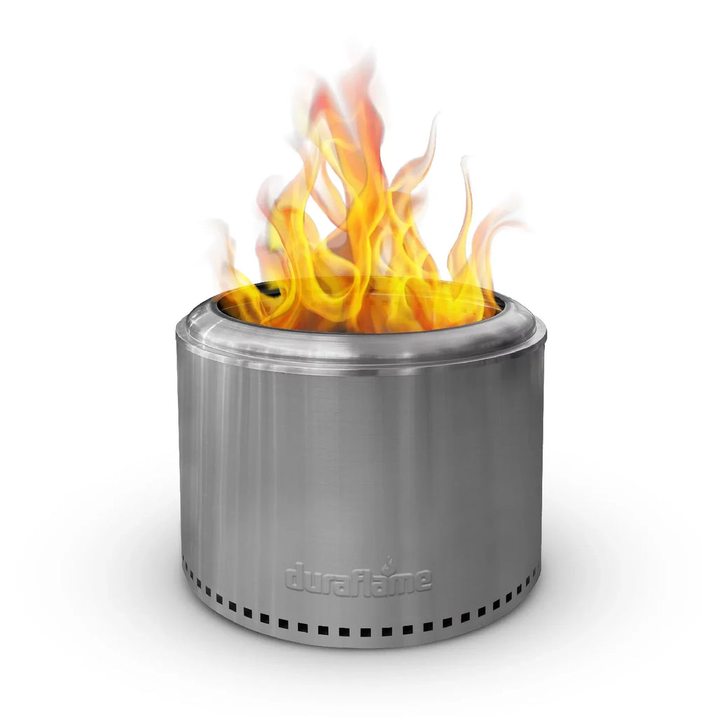 Steel Duraflame™ Stainless Smoke Fire 19" Pit, Low