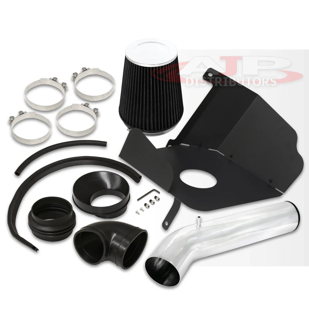 Intake Induction Tahoe Filter Silverado Cold Sierra For Compatible/Replacement Suburban AJP Yukon Escalade V8 Polish Chevy Avalanche Air Shield GMC System Aluminum XL Cadillac Heat Pipe + Distributors