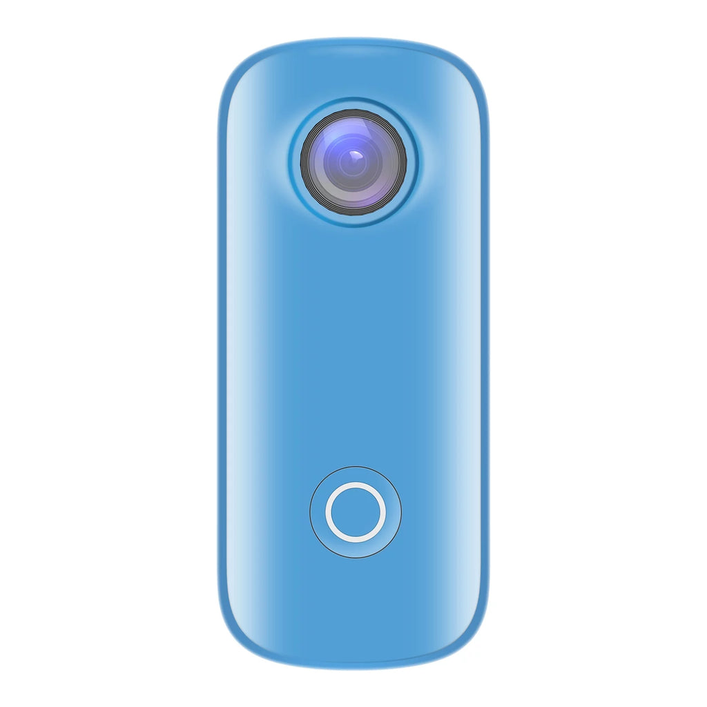 30M Sharing Connection Action Camera C100 Built-in Waterproof Waterproof Magnetic Body Camera Clip Digital Back Case Lanyard with Video SJCAM WiFi Battery 1080P/30fps APP