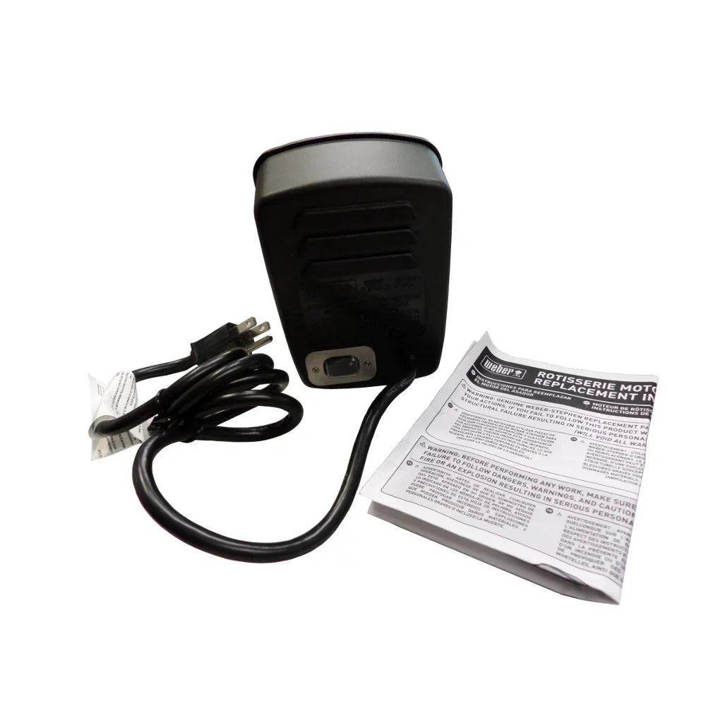 Spit Weber Replacement Burner Motor 3 65579 Genesis and for w/Cord Grills and 2 Weber Spirit