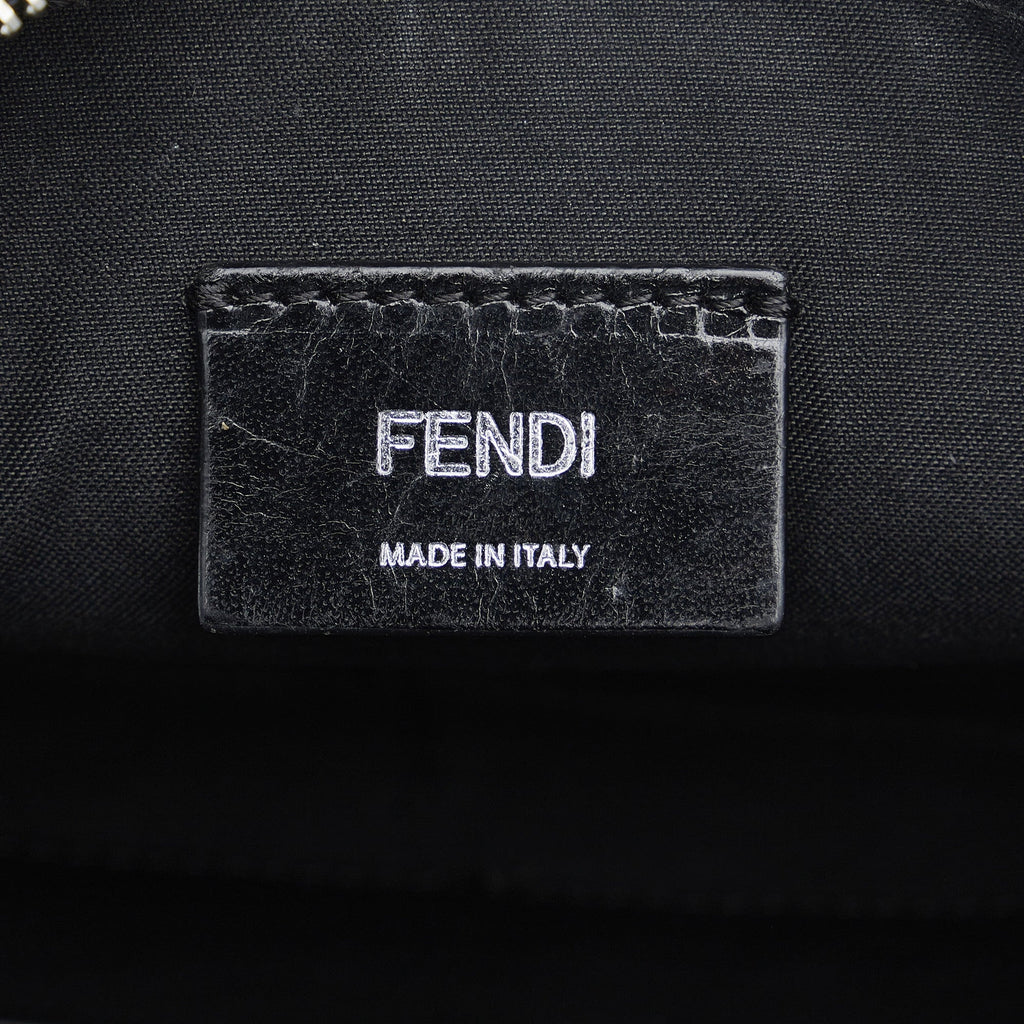 Bag Camouflage Camera Fendi Pre-Owned Leather Crossbody Eyes Authenticated Unisex Calf Monster Green (Good) Bag