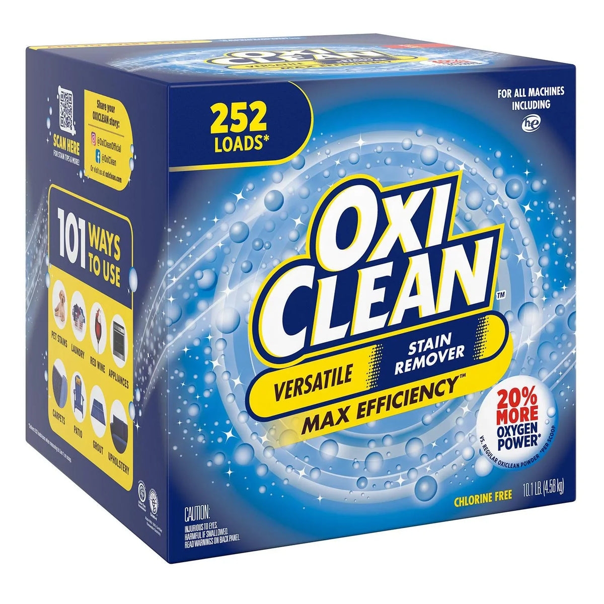 Loads Stain Max 252 Efficiency OxiClean Remover,