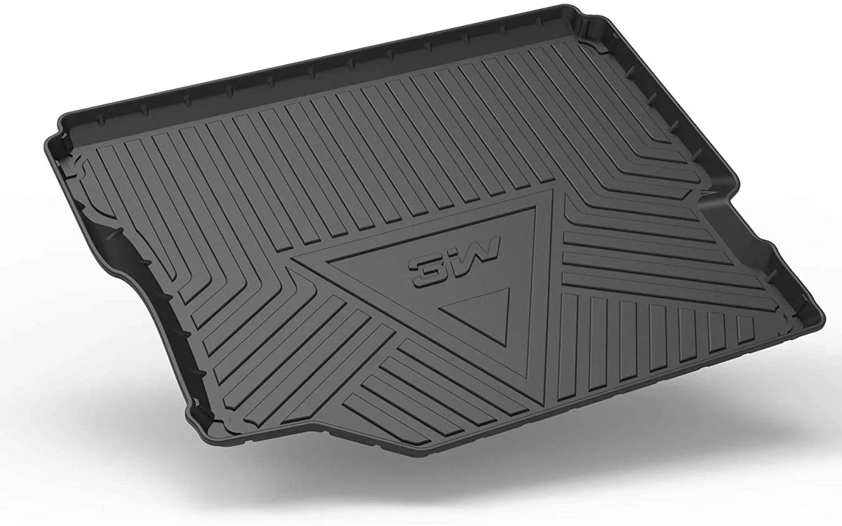 with 2019 All Unlimited 2018 for JL JL Mat 3W 4-Door (Not for Cargo 2020 Liner Trunk JK), Jeep climate for 2021 Wrangler subwoofer Black